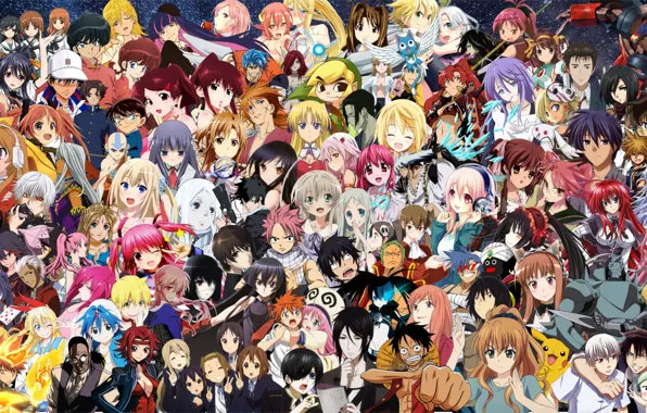 Picture face, Anime, characters, Wallpaper, Characters