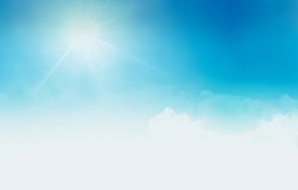 Picture white, the sky, the sun, clouds, landscape, background, widescreen, Wallpaper, blue, wallpaper, widescreen, background, full …