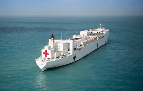 Picture ship, class, USNS Mercy, hospital ships, T-AH 19