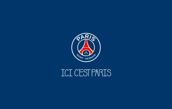 Picture logo, minimalism, soccer, psg, paris saint-germain