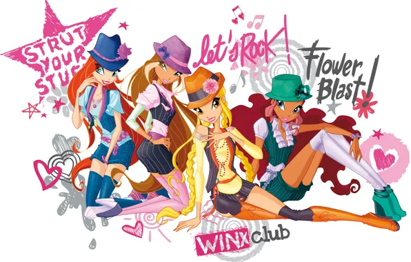 Picture Leila, Bloom, Winx Club, Winx Club, Stella, Flora