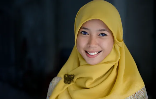 Picture girl, blue eyes, Indonesia, Islam, Ulrika, Jakarta