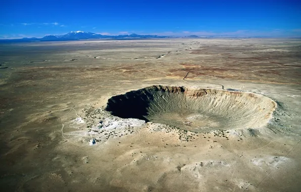 Picture Desert, Crater, AZ, Meteor