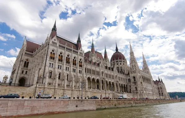 Picture river, Parliament, Hungary, Budapest, The Danube