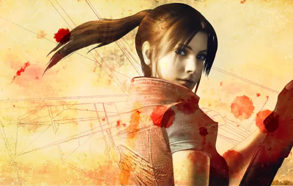 Picture girl, resident evil, Claire Redfield