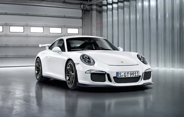 Picture 911, Porsche, white, GT3, 2013