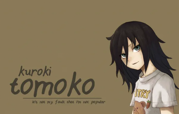 Picture look, girl, t-shirt, WataMote, They will meet the ga mote kris no of spot kangaetemo …