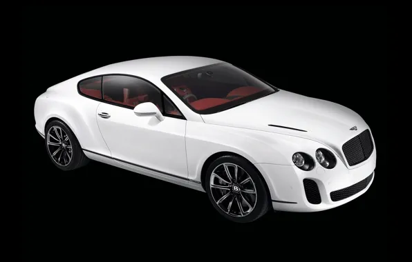 Picture white, continental, bentley