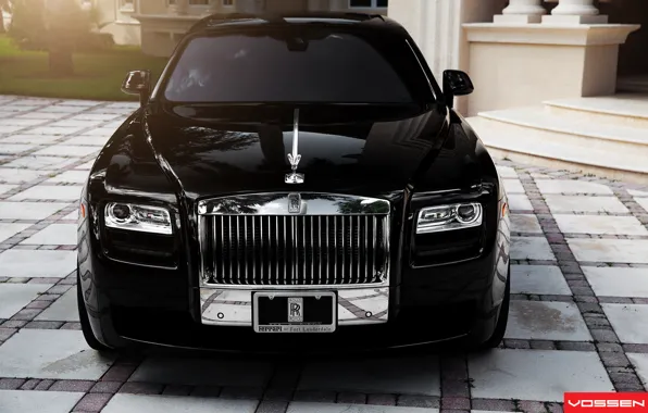 Picture Rolls Royce, Ghost, the front, Vossen Wheels