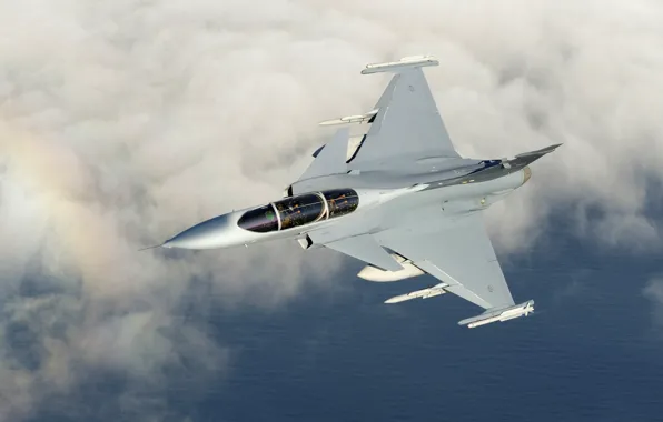 Picture the sky, rainbow, You can, Gripen