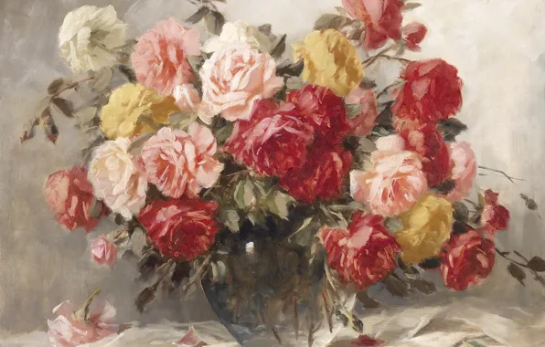 Picture flowers, roses, Adrienne Deak