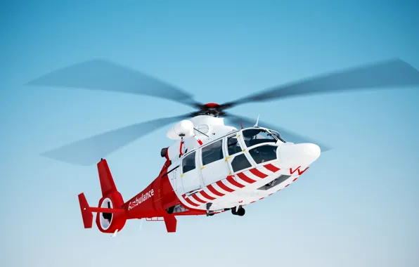 Picture the sky, helicopter, rescue, ambulance, ambulance