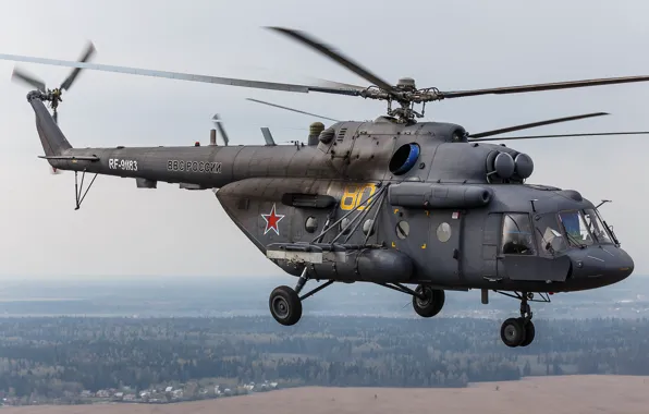 Picture flight, helicopter, multipurpose, Mi-8/17