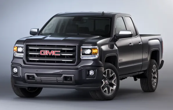 Picture car, pickup, GMC, Sierra, powerful, Extended Cab