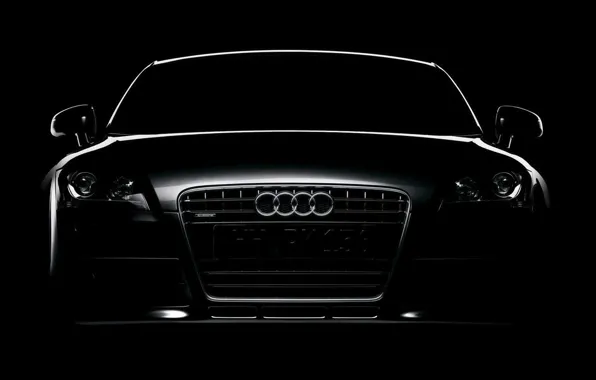 Picture Audi, black, contour