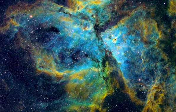 Picture space, nebula, nebula, cluster of stars