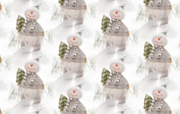 Picture background, holiday, texture, New year, snowman