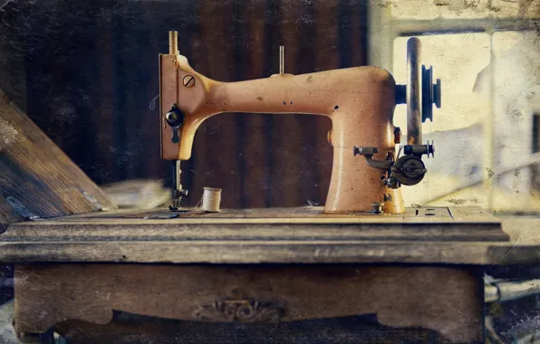 Picture vintage, machine, sewing