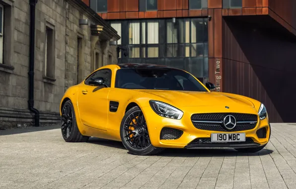 Picture Mercedes-Benz, AMG, Yellow, 2015, GT S