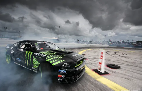 Picture Ford, Monster Energy, Formula Drift, Nitto Tire Mustang RTR