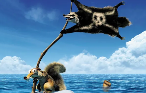 Picture Sea, Ice, Ice Age, Fangs, Protein, Wolverine, Ice Age, Acorn, Tail, Frame, Hanging