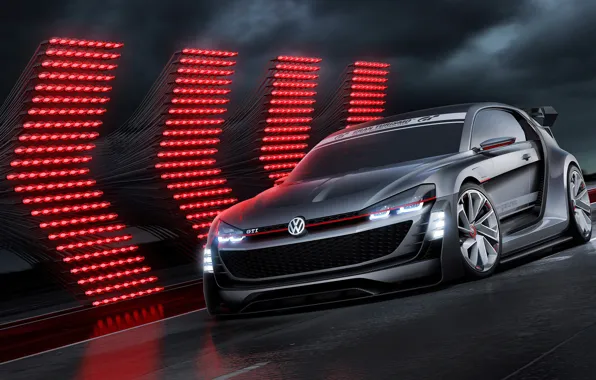 Picture Concept, Volkswagen, Vision, GTI, Volkswagen, Supersport, Gran Turismo, 2015