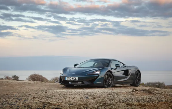 Picture car, auto, the sky, McLaren, wallpaper, supercar, beautiful, the front, 570GT