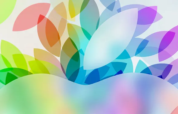 Picture leaves, pattern, color, apple, Apple, hi-tech