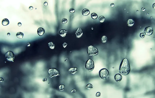 Picture water, drops, macro, rain, texture