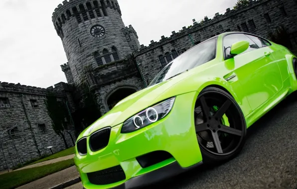 Picture green, BMW, cars