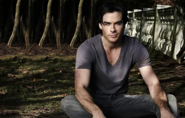 Picture actor, male, the vampire diaries, Ian Somerhalder, the vampire diaries, Ian Somerhalder