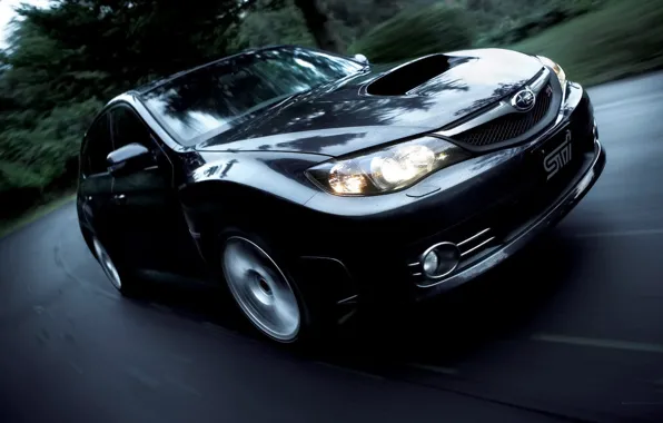 Picture black, Subaru, Impreza, colors new model