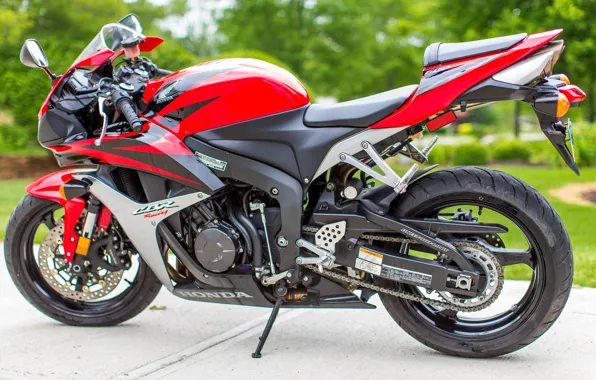 Picture red, motorcycle, Honda, bike, sportbike