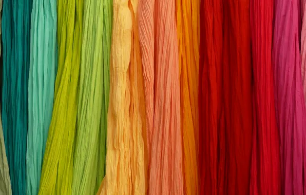 Picture canvas, color, rainbow, fabric, curtains, curtains