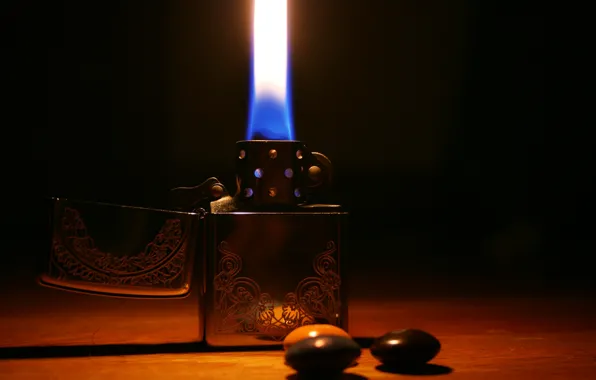 Picture metal, fire, pattern, lighter, zippo