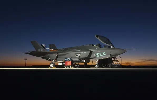 Picture weapons, the plane, F-35