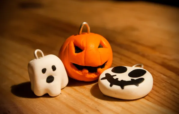 Picture holiday, pumpkin, Halloween, halloween, Ghost, keychains