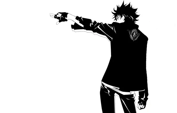 Picture art, Anime, air gear, the black white., Ricky