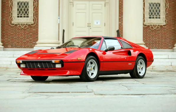 Picture Ferrari, drives, red, classic, rarity, 308