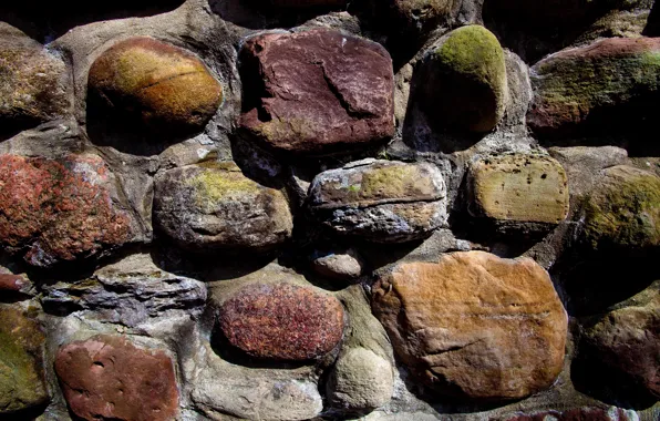 Picture wall, stone, color, masonry