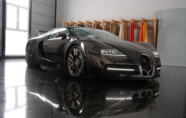 Picture black, tuning, veyron, bugatti, luxury cars