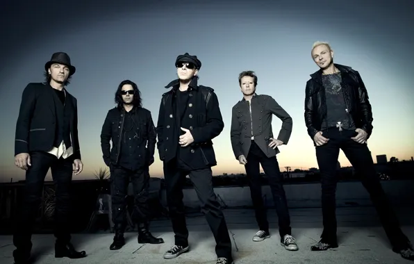 Picture rock band, Scorpions, Klaus Meine, James Kottak, Paul Mantsivoda, Rudolf Schenker, Matthias Jabs