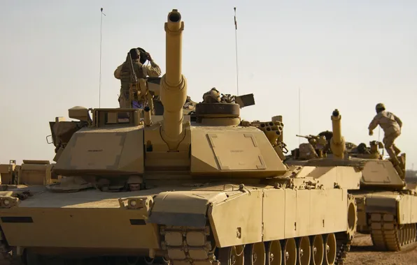 Picture tank, USA, USA, armor, military equipment, Abrams M1A1