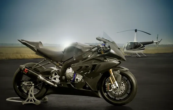 Picture BMW, motorcycle, helicopter, Superbike, sportbike, bmw s1000rr