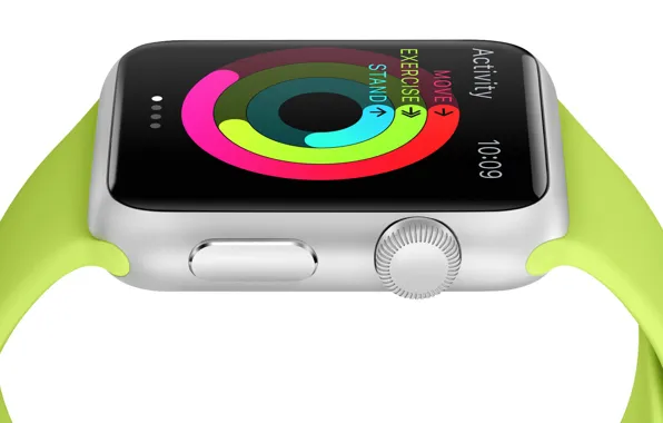 Picture green, Apple, Watch, green, CA, matrix, Color, iOS, Retina, Apple Watch, Cupertino