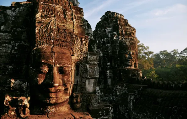 Picture the city, temple, ruins, Cambodia, sanctuary