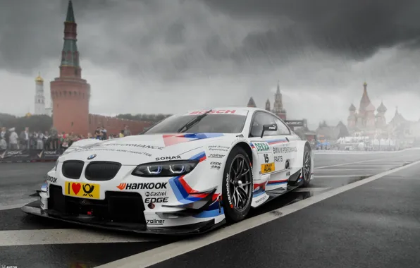 Picture bmw, wheels, tuning, front, race, face, moscow, dtm, kremlin