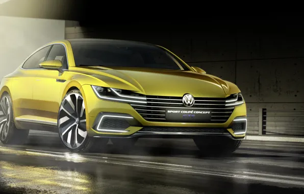 Picture Concept, sport, coupe, Volkswagen, Coupe, Volkswagen, Sport, GTE, 2015