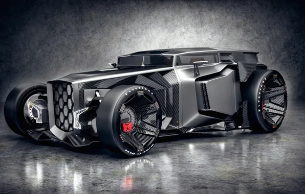 Picture Lamborghini, concept, black, Rat, Rod