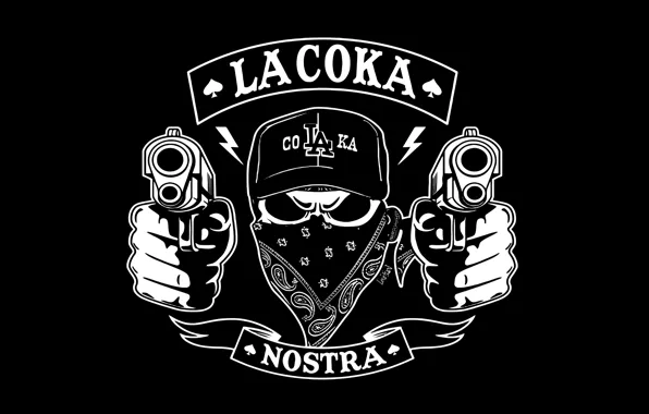 Picture skull, hip-hop, underground, rapcore, La Coka Nostra, scull, lnc